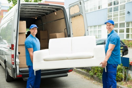 Office removals team planning a business relocation in Hammersmith