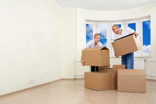 Secure self storage facility in Hammersmith with organized units