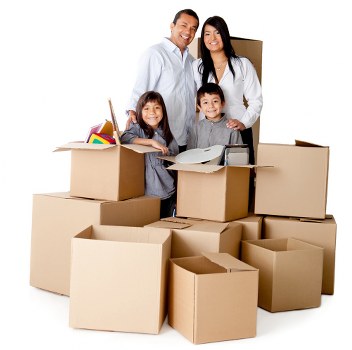 Commercial storage items organised for a West London business